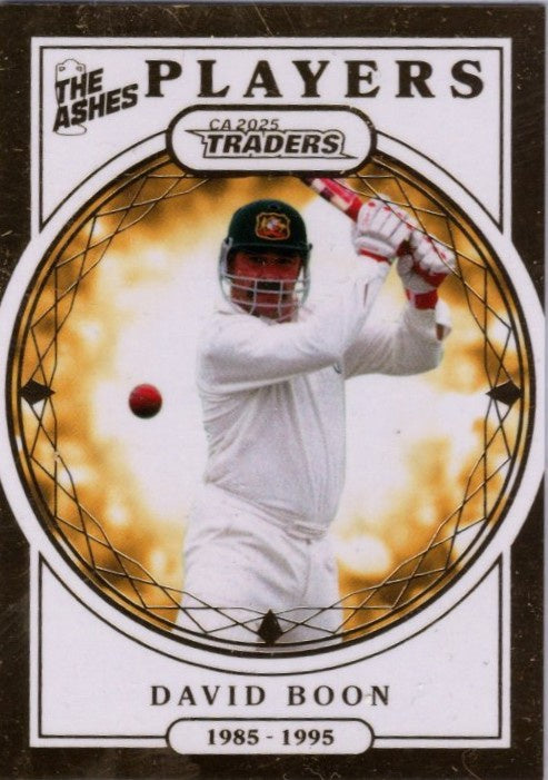 David Boon, The Ashes Players GOLD, 2025-26 TGI TLA CA Cricket Traders