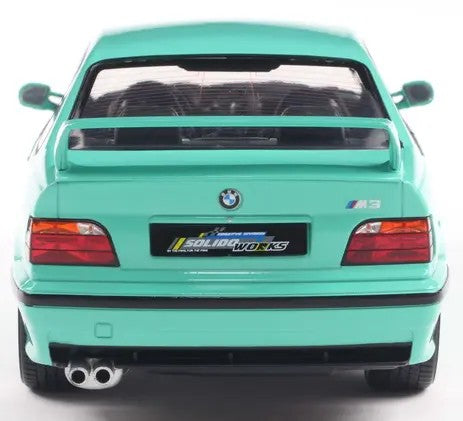 1991 BMW M3 E36 Coupe Mint Green, 1:18 Scale Diecast Car