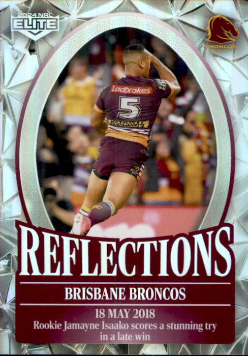 Jamayne Isaako, Brisbane Broncos, Reflections, 2024 TLA Elite NRL Rugby League