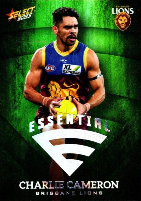 Brisbane Lions Team Set, Emerald Green Essential, 2023 Select AFL Footy Stars