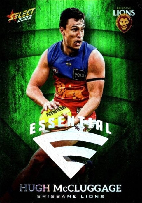 Brisbane Lions Team Set, Emerald Green Essential, 2023 Select AFL Footy Stars