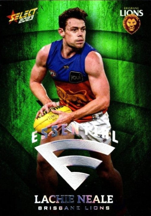 Brisbane Lions Team Set, Emerald Green Essential, 2023 Select AFL Footy Stars