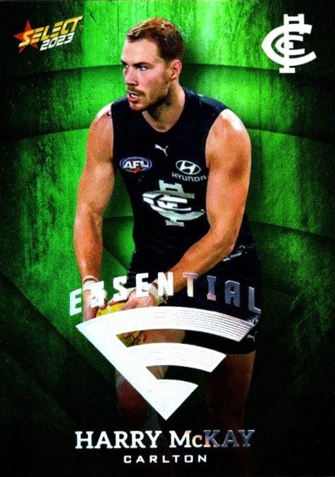 Carlton Blues Team Set, Emerald Green Essential, 2023 Select AFL Footy Stars