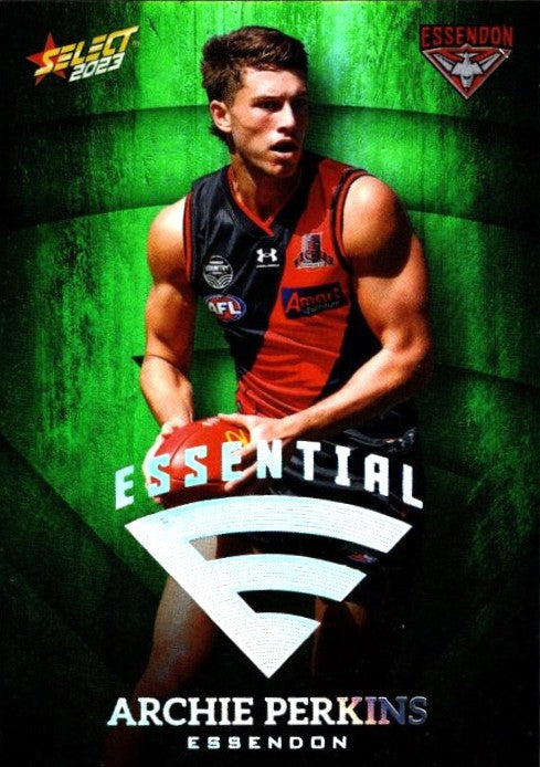 Essendon Bombers Team Set, Emerald Green Essential, 2023 Select AFL Footy Stars