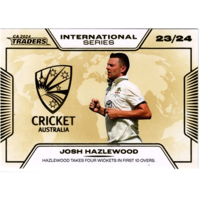 Josh Hazlewood, International Series Gold, 2024-25 TLA CA Cricket Traders