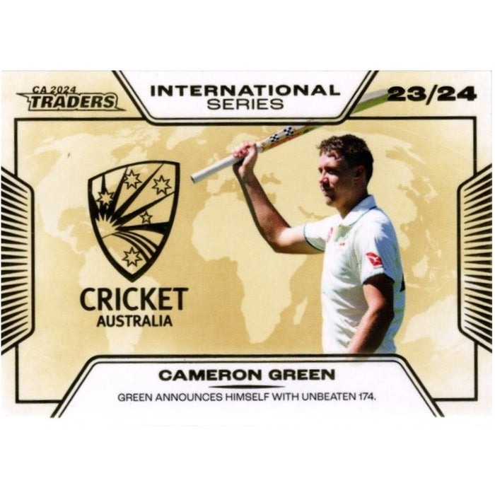 Cameron Green, International Series Gold, 2024-25 TLA CA Cricket Traders