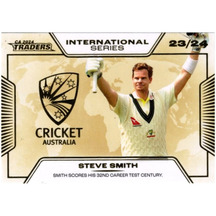 Steve Smith, International Series Gold, 2024-25 TLA CA Cricket Traders