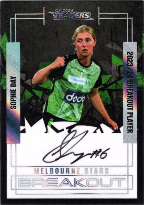 Sophie Day, Breakout Signature, 2024-25 TLA CA Cricket Traders