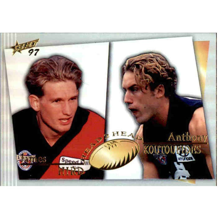 James Hird & Anthony Koutoufides, Head2Head, 1997 Select AFL