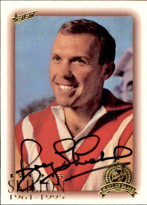 Bob Skilton, Hand Signed, 1996 Select Hall of Fame