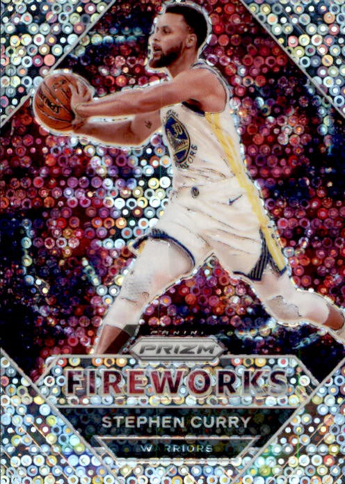 Stephen Curry, Fireworks Fat Break Prizm, 2020-21 Prizm Basketball NBA