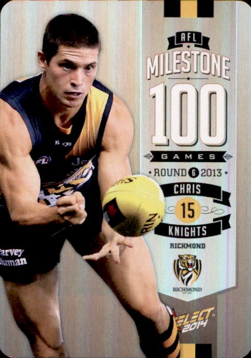 Chris Knights, 100 Game Milestone, 2014 Select AFL Champions