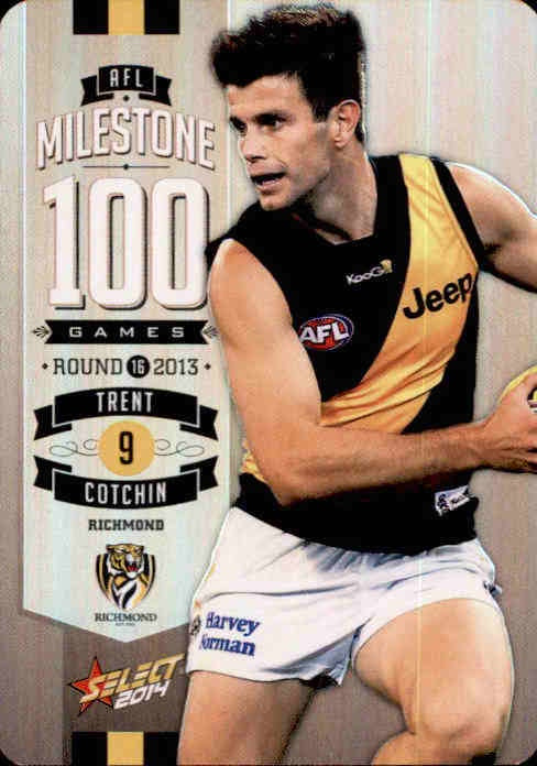 Trent Cotchin, 100 Game Milestone, 2014 Select AFL Champions