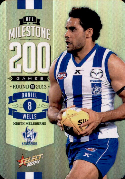 Daniel Wells, 200 Game Milestone, 2014 Select AFL Champions