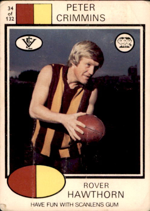 Peter Crimmins, 1975 Scanlens VFL