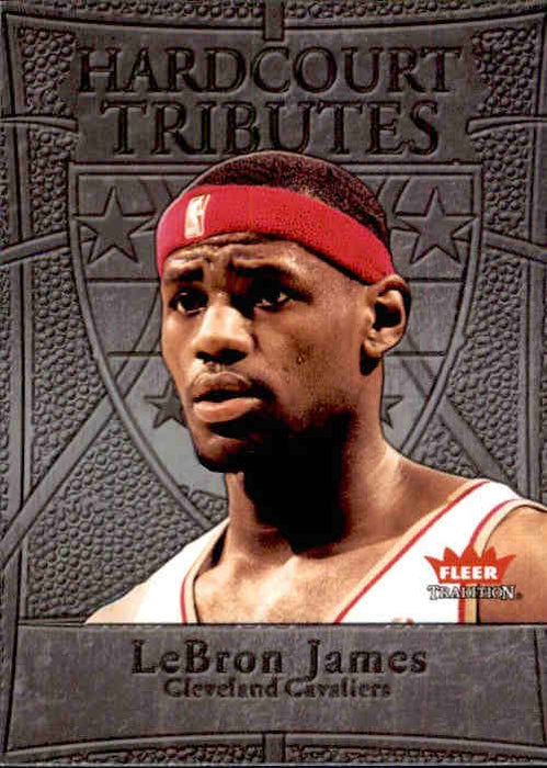 Lebron James, Hardcourt Tributes, 2004-05 Fleer Tradition Basketball NBA