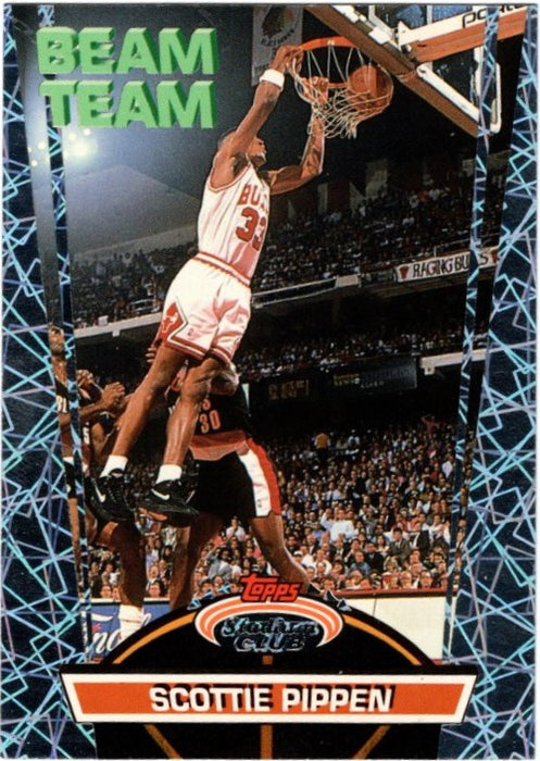 Scottie Pippen, Beam Team, 1992-93 Topps Stadium Club Basketball NBA