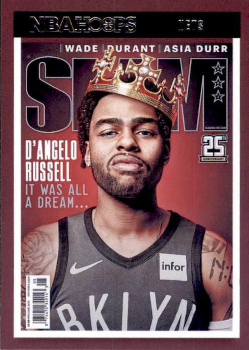 D'Angelo Russell, Slam, 2021-22 Panini Hoops Basketball NBA