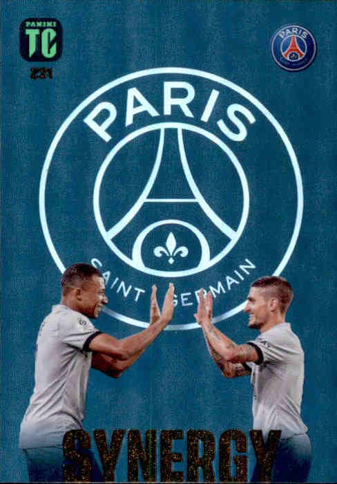 Mbappe & Verrati, Paris Saint Germain Synergy, 2023 Panini Top Class Soccer