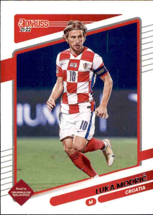 Luka Modric, 2021-22 Panini Donruss Soccer Road To FIFA World Cup Qatar