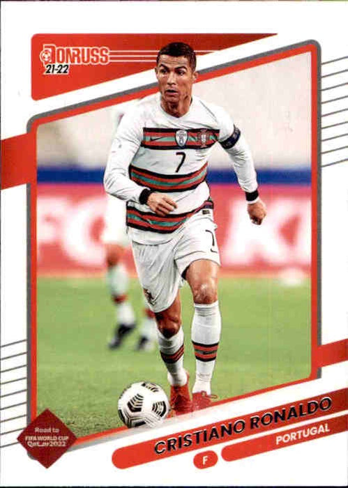 Cristiano Ronaldo, 2021-22 Panini Donruss Soccer Road To FIFA World Cup Qatar