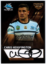 2016 Cronulla Sharks Official Signed Premiers Card Set (Read Description)