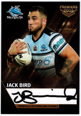 2016 Cronulla Sharks Official Signed Premiers Card Set (Read Description)