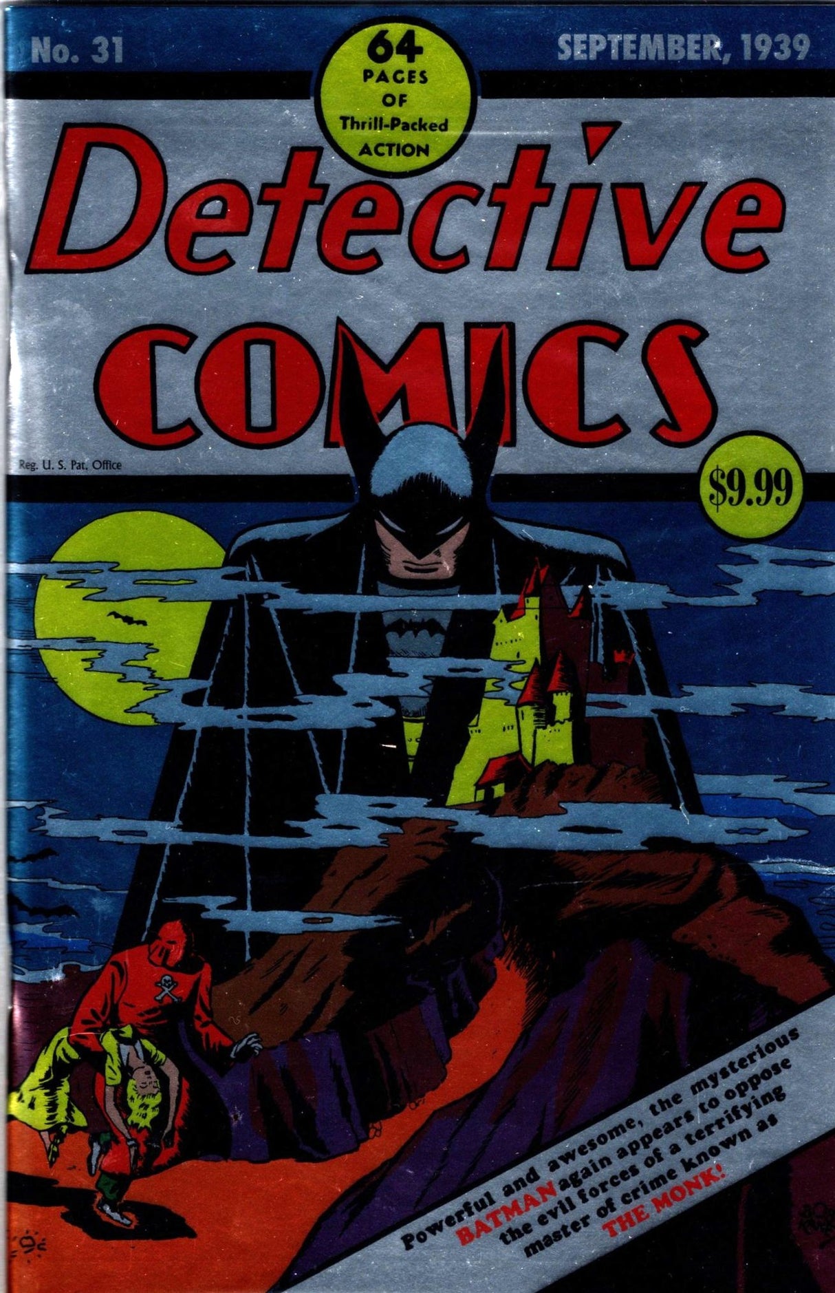 Detective Comics, Vol. 1 #31 Facsimile FOIL Variant Comic