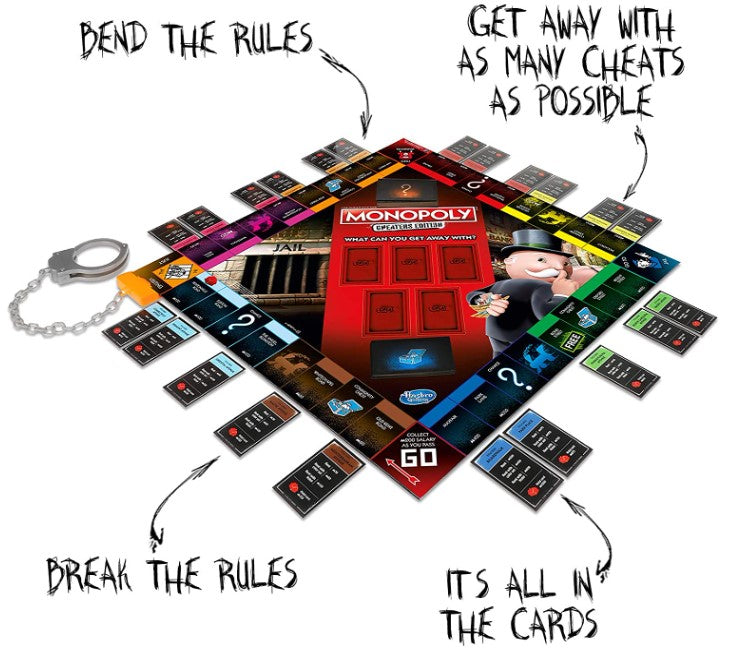 Monopoly: Cheaters 2.0 - Family Board Game