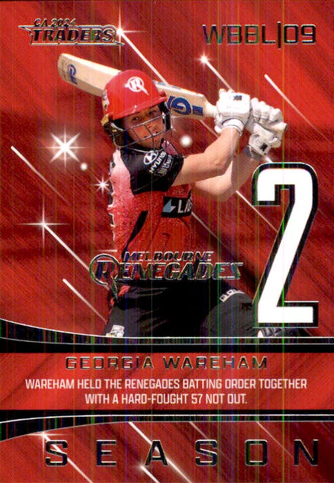 Georgia Wareham, Season to Remember, 2024-25 TLA CA Cricket Traders