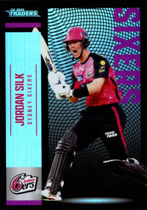 Jordan Silk, P134, Parallel, 2024-25 TLA CA Cricket Traders