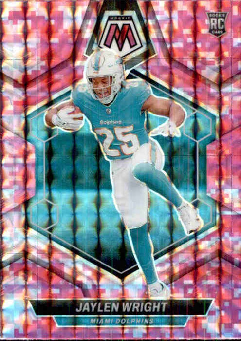 Jaylen Wright, RC, Pink Prizm, 2024 Panini Mosaic Football NFL