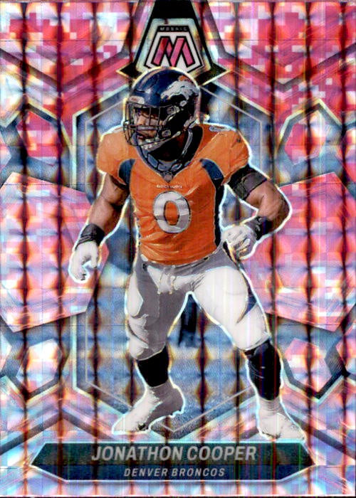 Jonathon Cooper, Pink Prizm, 2024 Panini Mosaic Football NFL