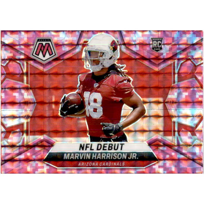 Marvin Harrison Jr, RC, Pink Prizm, 2024 Panini Mosaic Football NFL