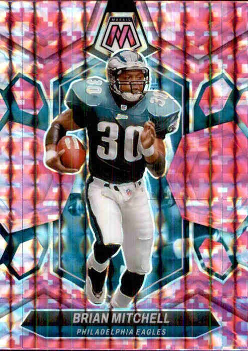 Brian Mitchell, Pink Prizm, 2024 Panini Mosaic Football NFL