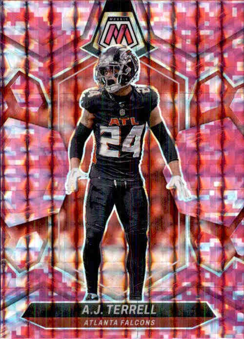 AJ Terrell, Pink Prizm, 2024 Panini Mosaic Football NFL