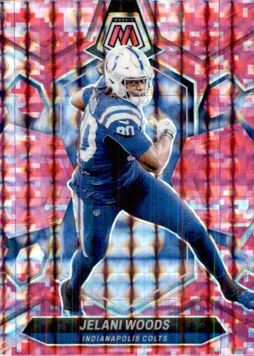 Jelani Woods, Pink Prizm, 2024 Panini Mosaic Football NFL