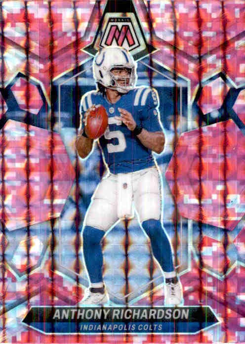 Anthony Richardson, Pink Prizm, 2024 Panini Mosaic Football NFL