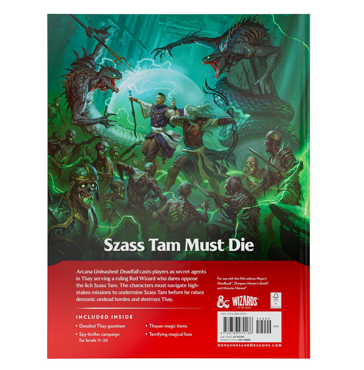 D&D Dungeons & Dragons Arcana Unleashed Deadfall Hardcover