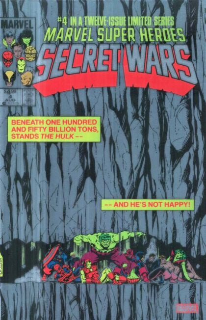 Marvel Super Heroes Secret Wars, #4 Facsimile FOIL Variant Comic