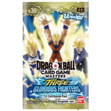 Dragon Ball Super Card Game: Masters – Ultra Bout – Set 3: Three Glorious Fighters Booster Box [B30] MAXIMUM 2 PER CUSTOMER