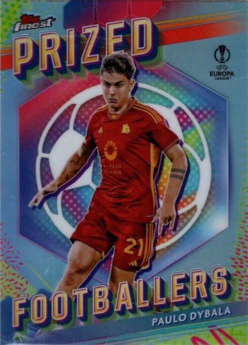 Paulo Dybala, Prized Footballer, 2023-24 Topps Finest UEFA Champions League Soccer