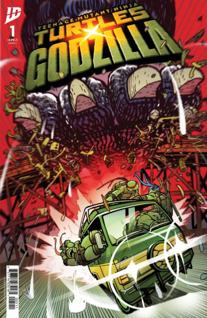Teenage Mutant Ninja Turtles x Godzilla #1 Baldemar Rivas Variant Comic