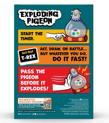 Exploding Pigeon (By Exploding Kittens)