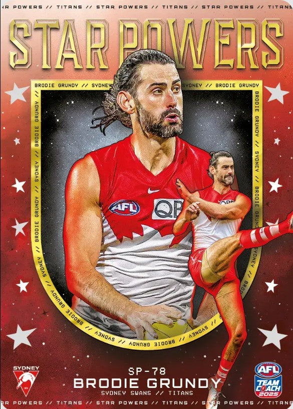 Brodie Grundy, SP-78, TEAM Star Powers, 2025 Teamcoach AFL