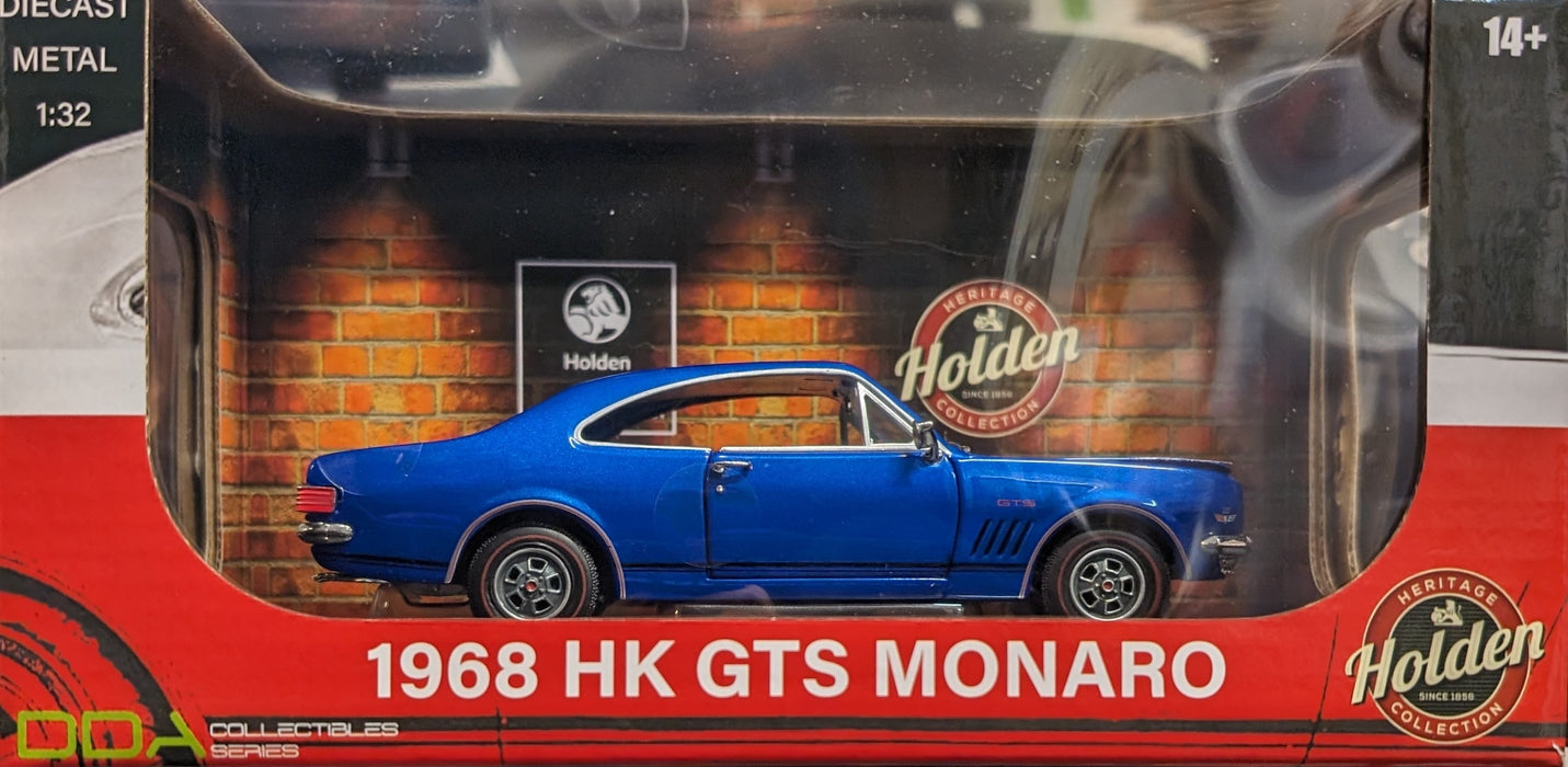 Starfire Blue Holden HK GTS 327 Monaro, 1:32 Scale Diecast