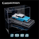 1955 Chevrolet Bel Air - Blue/White - Majorette: Collection Deluxe, 1:64 Scale Diecast Car