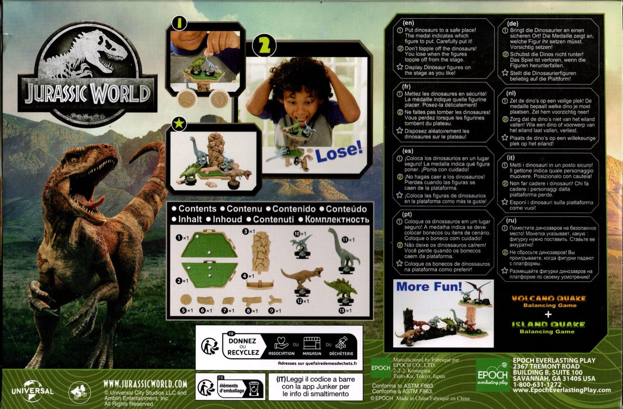 Jurassic World Island Quake Balancing Game