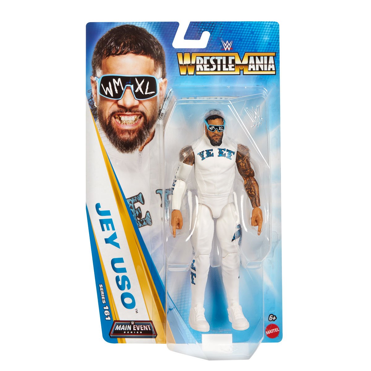 Jey Uso - WWE Wrestlemania Main Event Series Action Figure 161 - READ DESCRIPTION