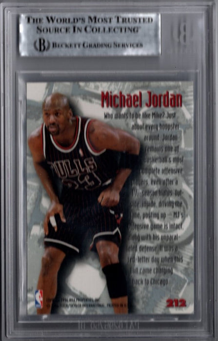 Michael Jordan, Nuts & Bolts, 1995-96 Fleer Metal Basketball BGS 9